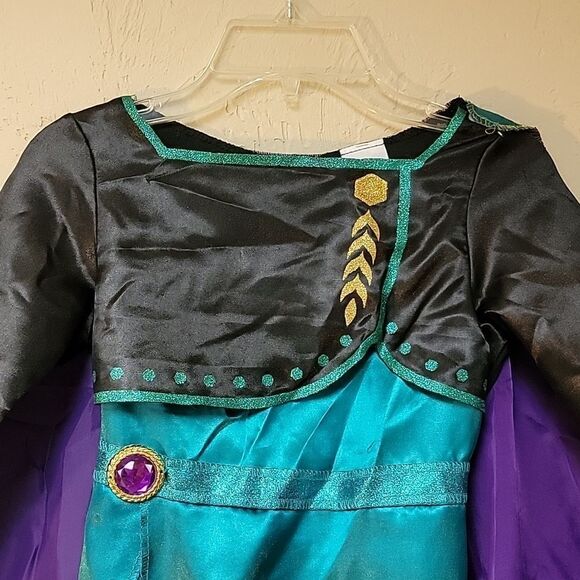 DISNEY FROZEN II PRINCESS ANNA GOWN, SIZE 4-6X - Picture 2 of 4